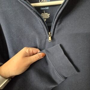 Croft & Barrow Navy Blue Extra Soft Pullover
